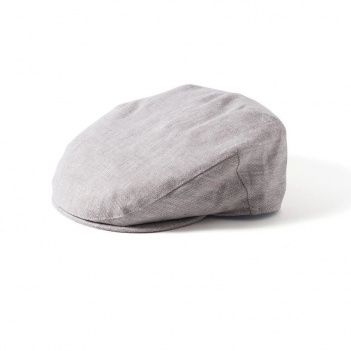 Dove Grey Irish Linen Cap