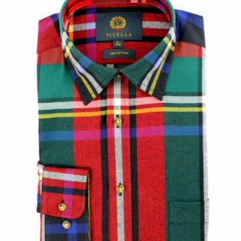 Viyella Black Stewart Check Shirt
