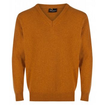 Massoti V Neck Lambswool Pullover (Available in 18 Colours)