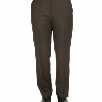 Gurteen Cologne Stretch Flannel Brown Trousers 44R