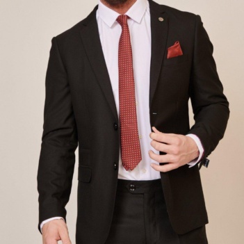 Marc Darcy Black Danny Slim Fit Jacket