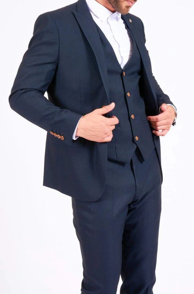 Marc Darcy Max Navy Slim Fit Suit