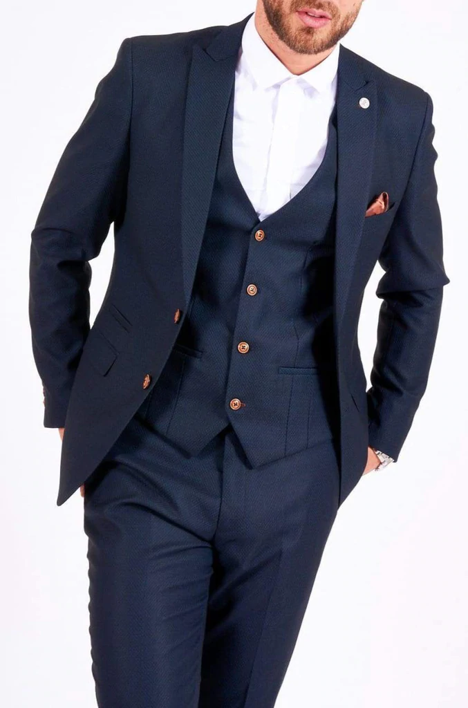Marc Darcy Max Navy Suit - Image 3