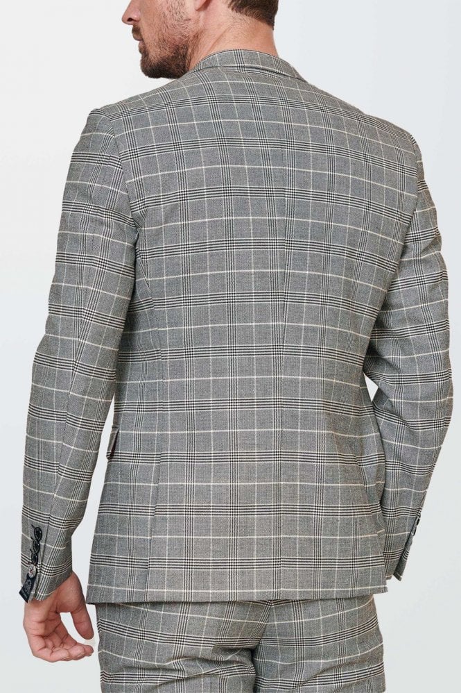 Marc Darcy Ross Grey Check Jacket - Image 2