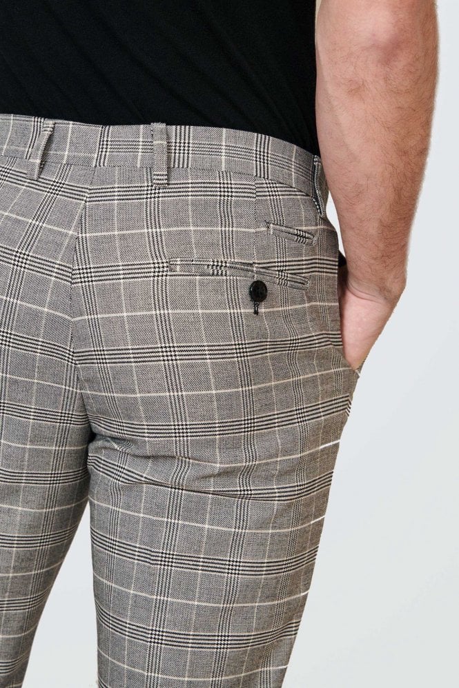 Marc Darcy Ross Grey Check Suit - Image 5