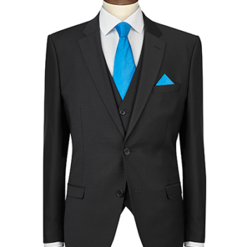 Black slim fit suit
