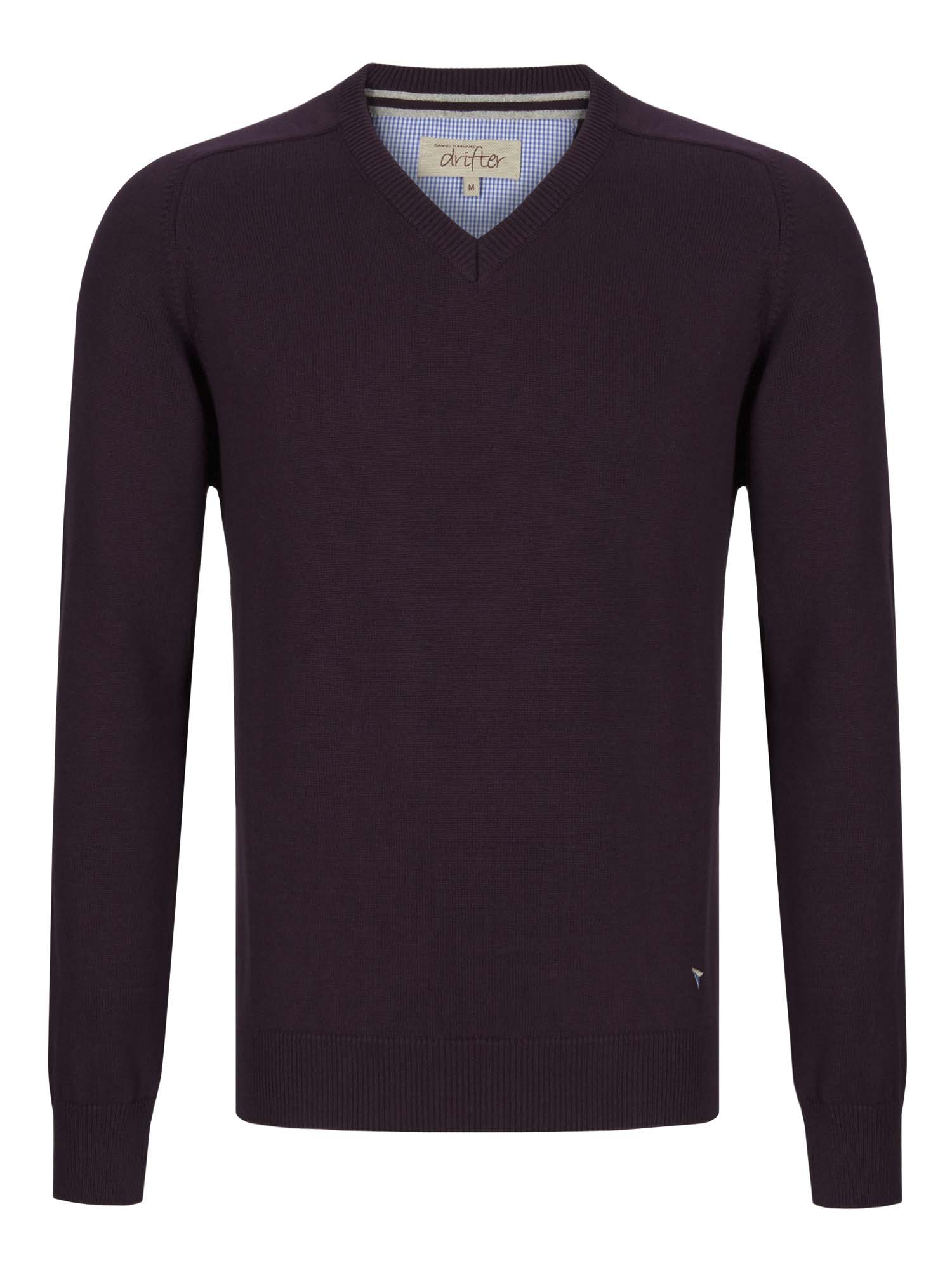 Men's v neck cotton blend Jumper (available in 5 colours) - Image 2