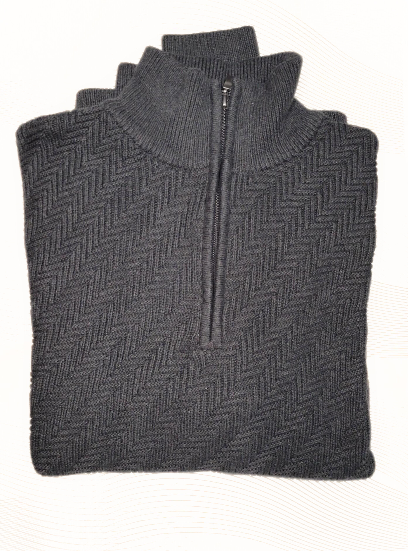 Kings Road Grey Half Zip Jumper